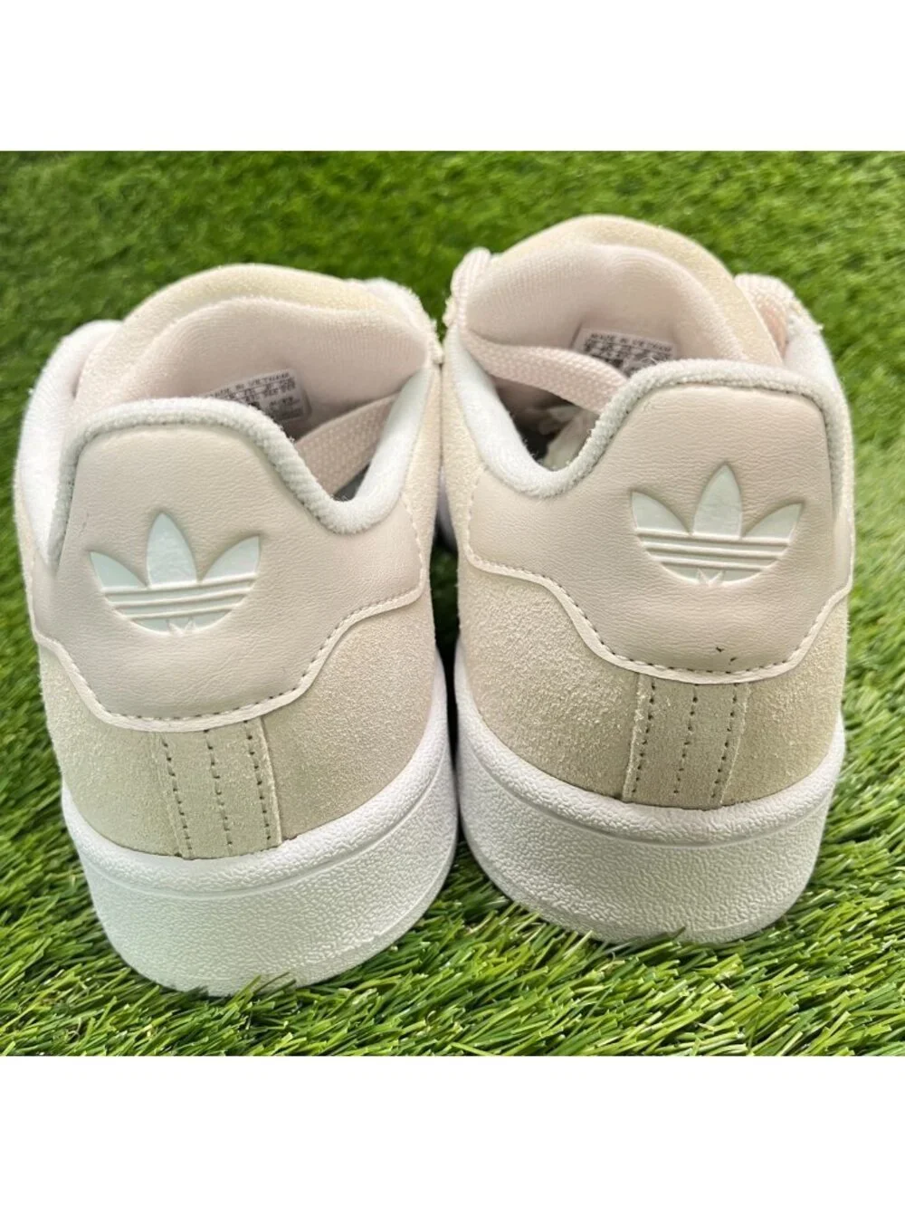 Adidas Campus 00s Womens Size 9 Pink Beige Athletic Walking Shoes Sneakers